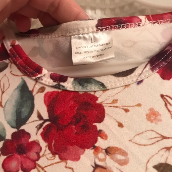 Girls boutique Fall floral tutu dress size L 4-5 - Picture 9 of 11